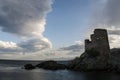 Erbalunga, Tour dÃ¢â¬â¢Erbalunga, tower, harbour, Genoese tower, Corsica, Cap Corse, Haute Corse, Upper Corse, France, Europe, island